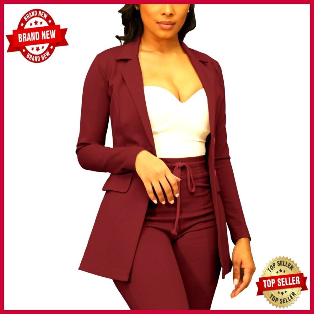 Lightweight Long Sleeve Blazer for Work Business Casual Office Wear